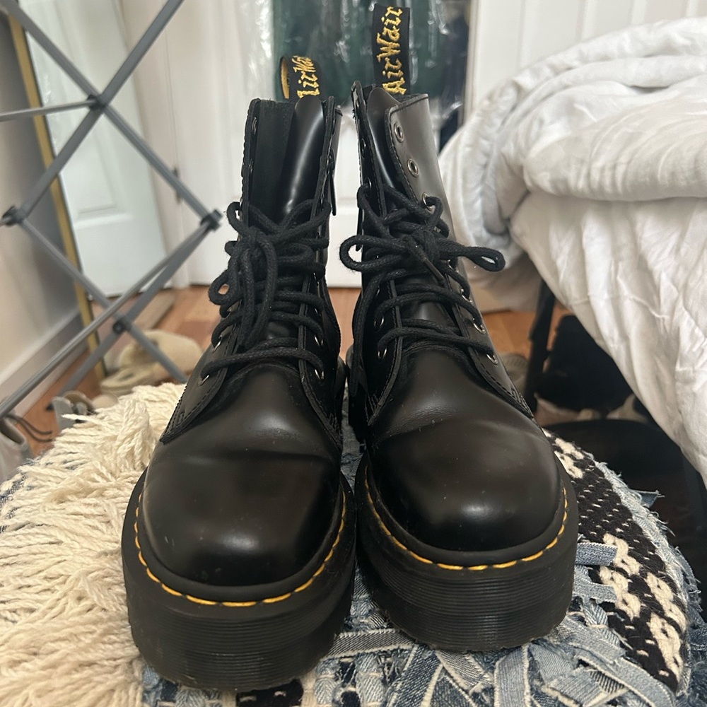 Dr. Martens Jadon Smooth Leather Platform Boots